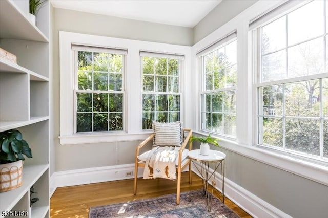 sunroom featuring plenty of natural light