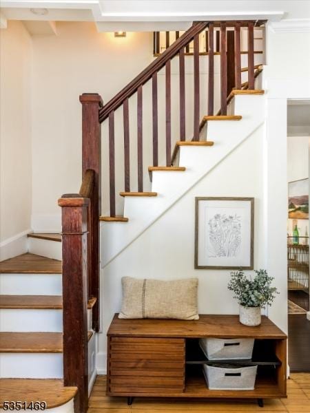 view of staircase