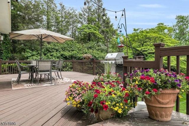 146 Linden Dr, Bernards Twp, NJ 07920 - wooden terrace featuring outdoor dining space