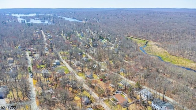 aerial view with a view of trees