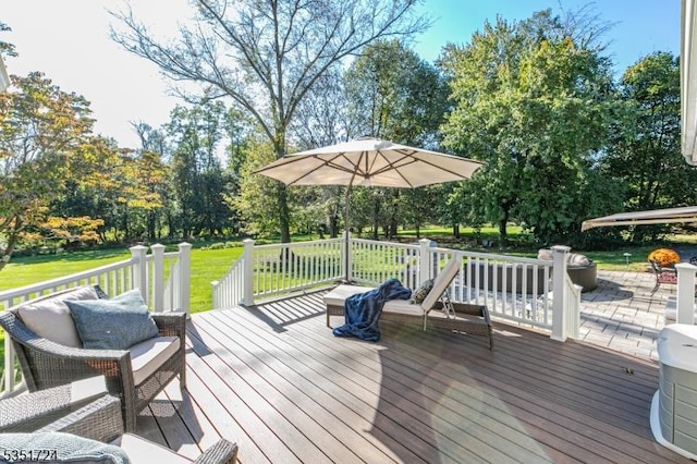 161 Orchard Rd, Montgomery Twp, NJ 08558 - wooden deck with a yard