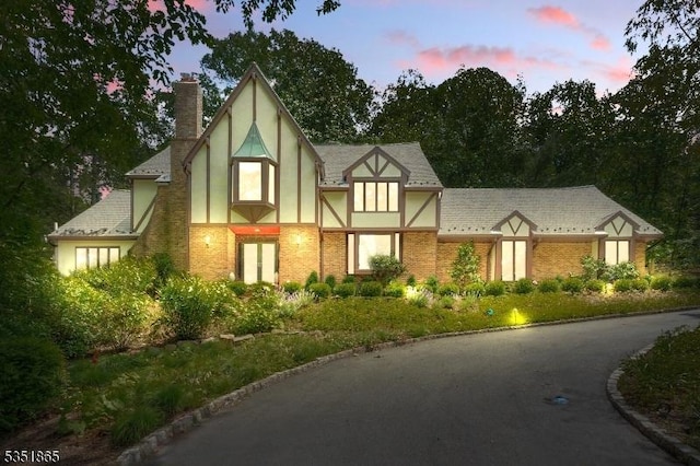 70 Friar Ln, Watchung Boro, NJ 07069 - english style home featuring stucco siding and a chimney