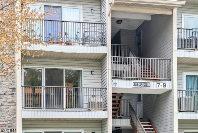 view of property with stairs