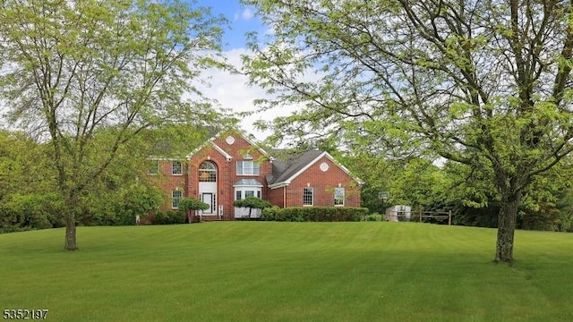 5 Dege Farm Rd, Tewksbury Twp, NJ 07830 - colonial inspired home with a front yard and brick siding