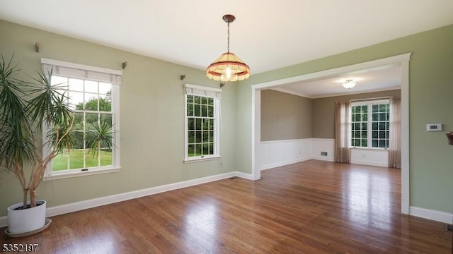 5 Dege Farm Rd, Tewksbury Twp, NJ 07830 - unfurnished room with wood finished floors, healthy amount of natural light, and baseboards
