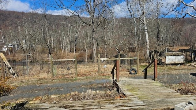 356 W Mill Rd, Washington Twp, NJ 07853 - view of road with a wooded view