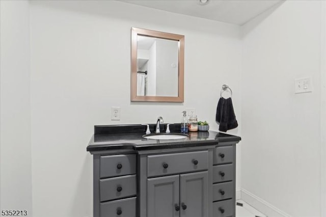 19 Tunnell Rd, Franklin Twp, NJ 08873 - bathroom featuring baseboards and vanity