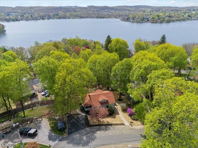 21 Highland Ave, Stanhope Boro, NJ 07874 - bird's eye view of a large body of water