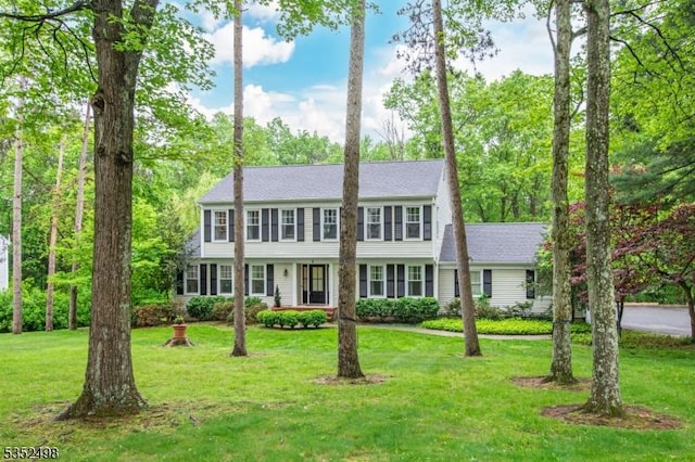 8 Kevin Dr, Mount Olive Twp, NJ 07836 - colonial-style house with a front lawn