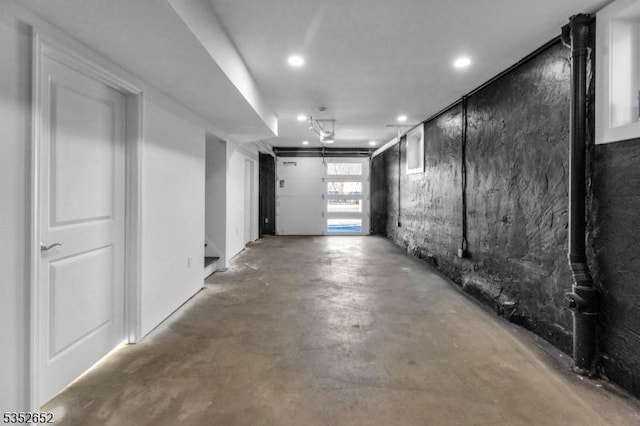 784 Valley St, Union Twp, NJ 07088 - interior space with stairs and recessed lighting