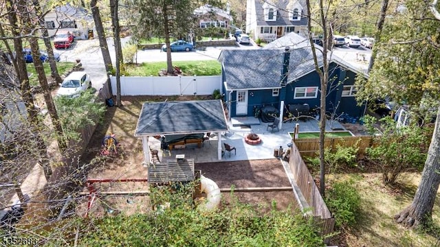 drone / aerial view