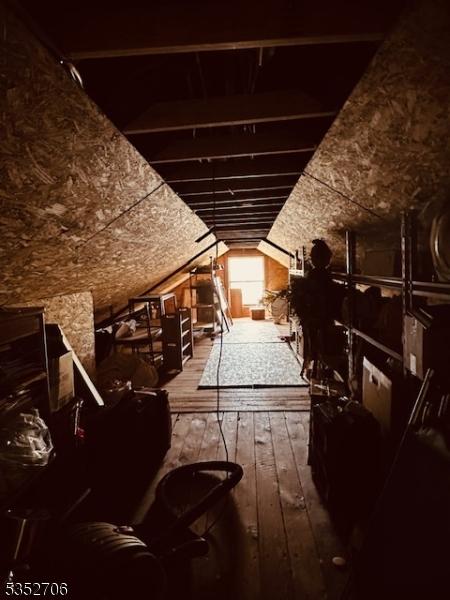 view of attic