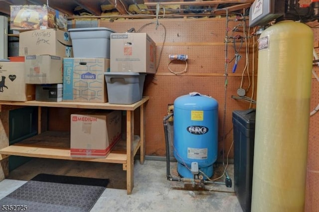 view of storage room