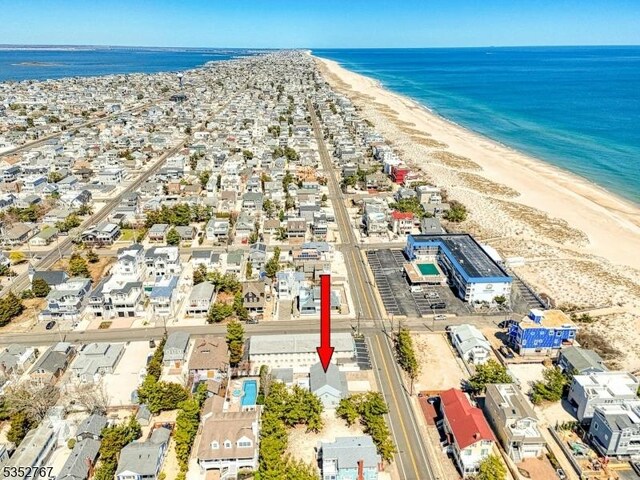 2210 Atlantic Ave, Long Beach Twp, NJ 08008 - aerial view with a beach view and a water view