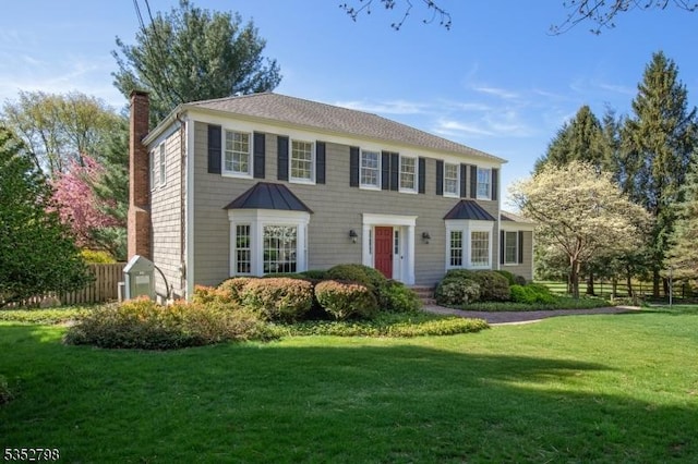 199 W Springtown Rd, Washington Twp, NJ 07853 - colonial-style house featuring a chimney