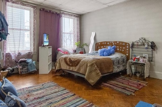 222 Van Buren St, Newark City, NJ 07105 - bedroom with a drop ceiling