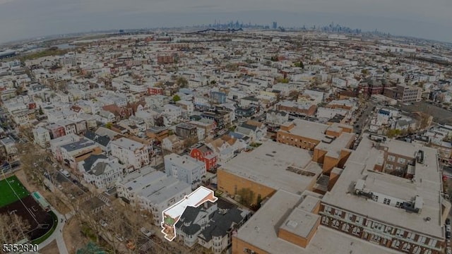 222 Van Buren St, Newark City, NJ 07105 - drone / aerial view