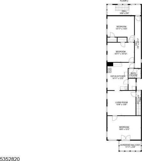 222 Van Buren St, Newark City, NJ 07105 - view of layout