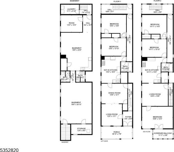 222 Van Buren St, Newark City, NJ 07105 - view of layout