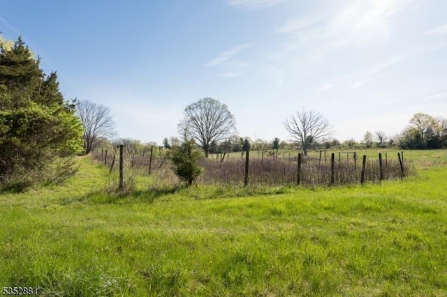 view of landscape featuring a rural view