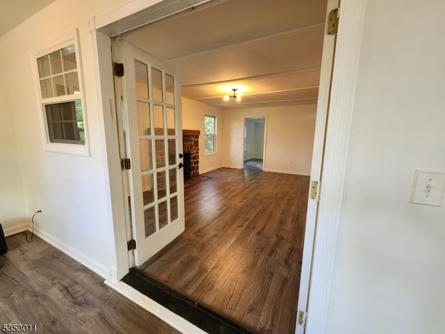 7 Raccoon Island Rd, Jefferson Twp, NJ 07849 - empty room featuring dark wood finished floors and baseboards