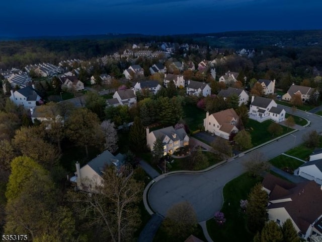 drone / aerial view featuring a residential view