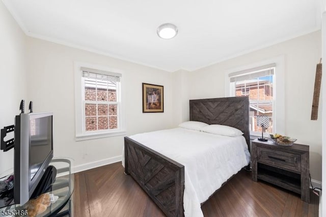 bedroom with baseboards