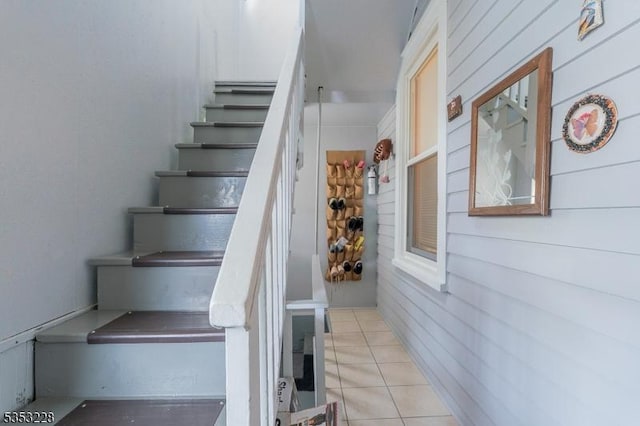 view of stairway