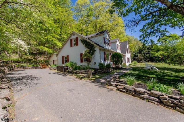2252 Daniel Bray Hwy, Kingwood Twp, NJ 08559 - view of home's exterior featuring a yard and cooling unit