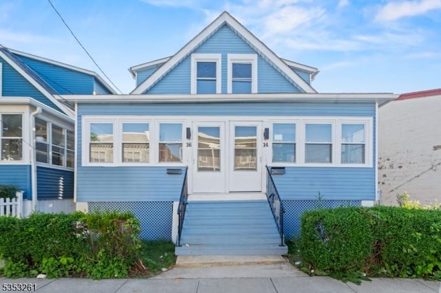 view of bungalow-style house