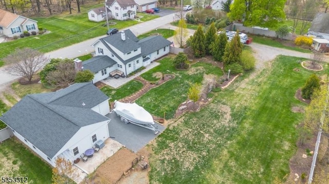 birds eye view of property featuring a residential view