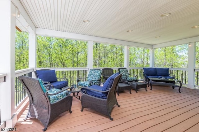 14 Jenny Ln, Vernon Twp, NJ 07461 - sunroom / solarium with an outdoor living space