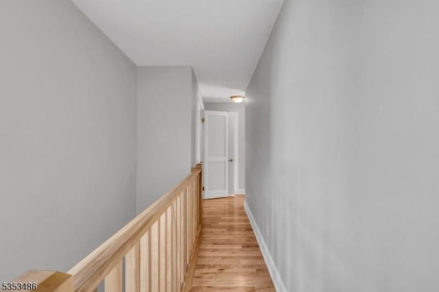 97 Belvidere Ave, Oxford Twp, NJ 07863 - hall with an upstairs landing and light wood-type flooring
