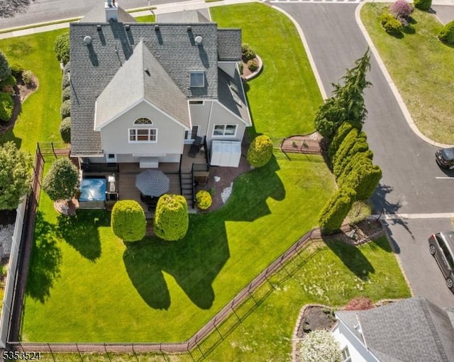 drone / aerial view