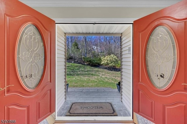 view of foyer