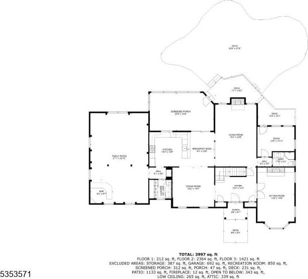 2 Natale Dr, Sparta Twp, NJ 07871 - floor plan