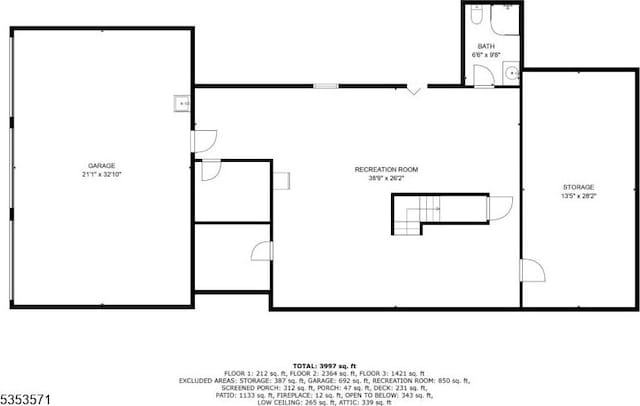 2 Natale Dr, Sparta Twp, NJ 07871 - plan