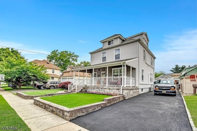 67 May St, Hawthorne Boro, NJ 07506 - traditional style home featuring covered porch and a front yard