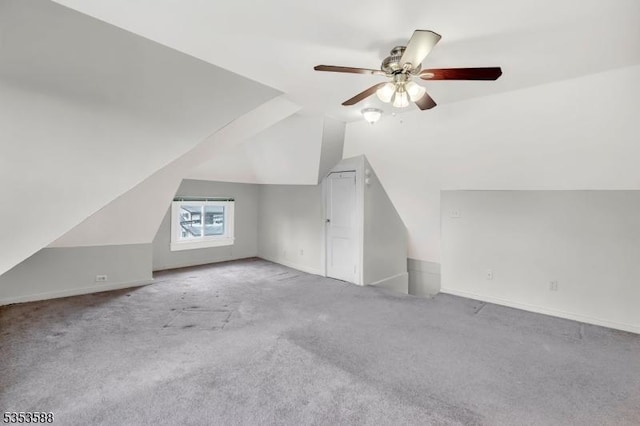 67 May St, Hawthorne Boro, NJ 07506 - bonus room with vaulted ceiling, carpet, and ceiling fan