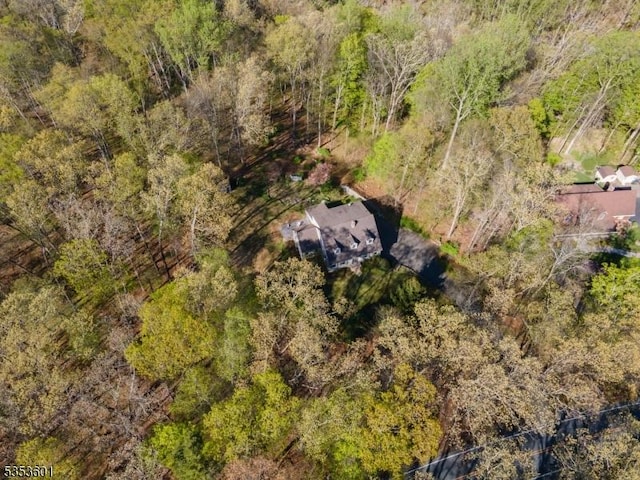 aerial view with a view of trees