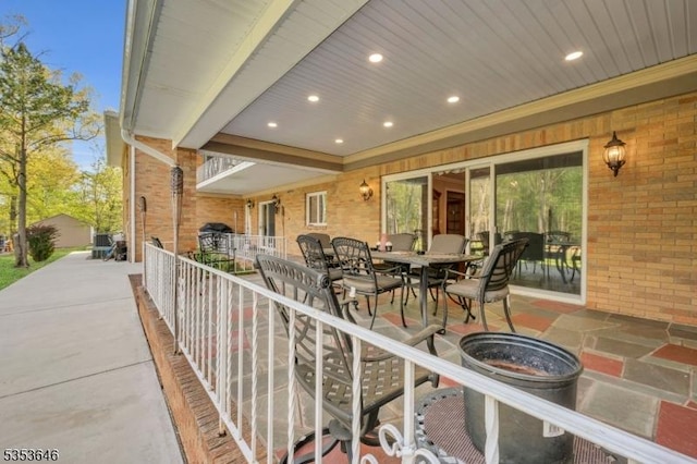 50 Perryville Rd, Union Twp, NJ 08867 - view of patio / terrace with outdoor dining space