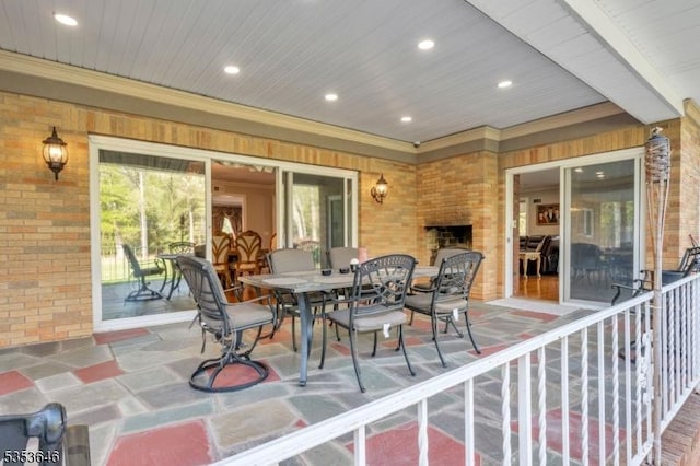 50 Perryville Rd, Union Twp, NJ 08867 - view of patio / terrace with outdoor dining space