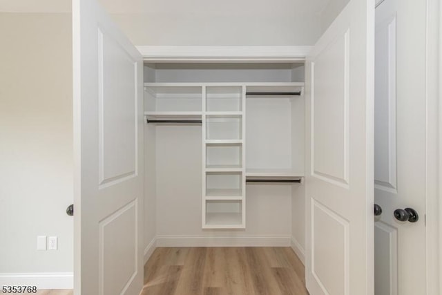 view of closet