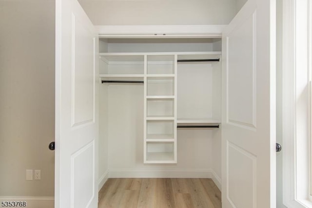 view of closet
