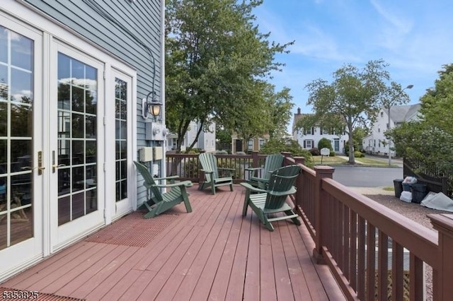 2 Perry St, Morristown Town, NJ 07960 - deck with french doors and a residential view