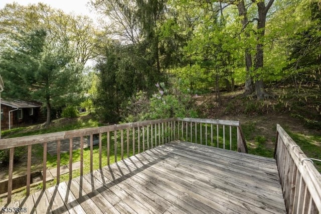 view of deck