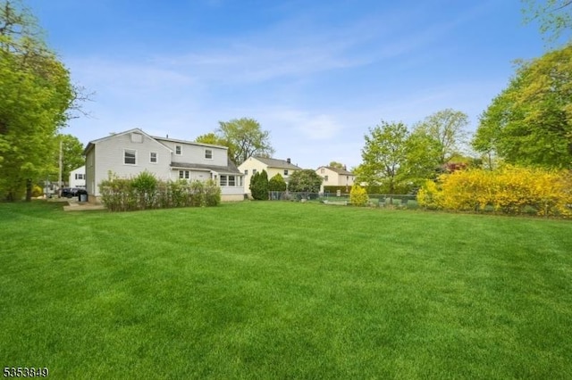 view of yard