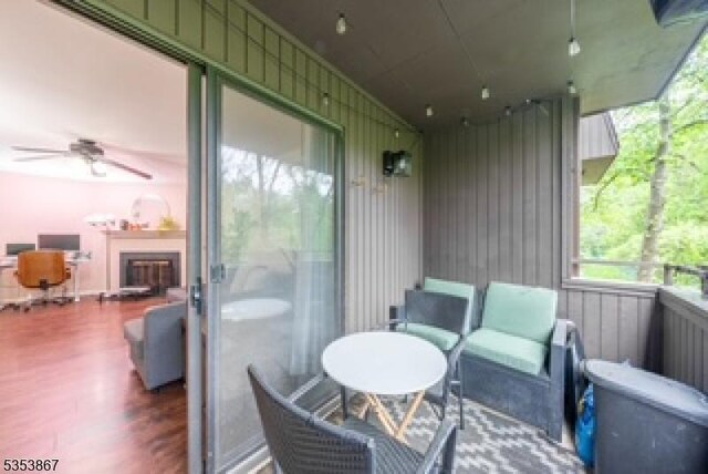 2324 Old Stone Mill Dr, East Windsor Twp, NJ 08512 - balcony with outdoor lounge area