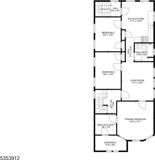 18 Ellis Ave, Irvington Twp, NJ 07111 - plan