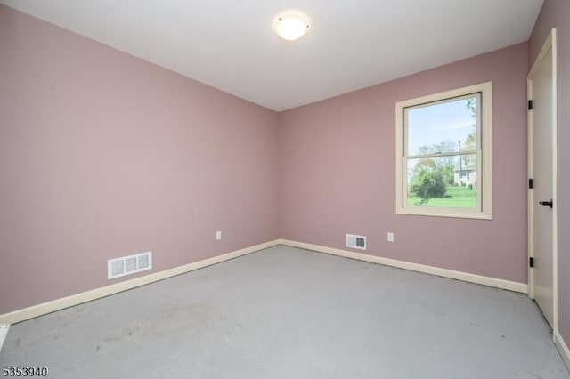 318 Sunnyside Ter, Bridgewater Twp, NJ 08807 - spare room with visible vents and baseboards